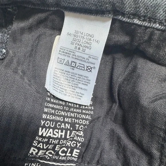 GAP Women's Skinny Jeans in Charcoal Gray - Picture 5 of 7